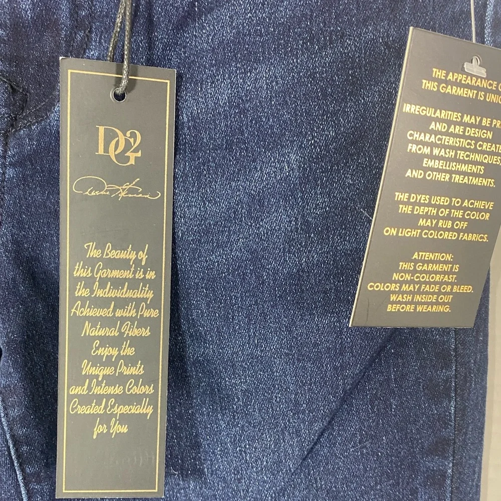 DG2 by Diane Gilman Women’s 0P Indigo Casual Classic Stretch Skinny Petite Jeans - Picture 6 of 7